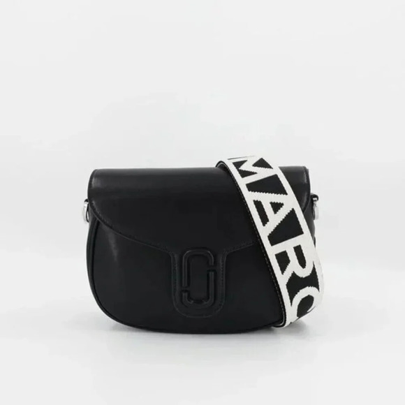 NWOT Marc Jacobs - The J Marc Small Saddle Crossbody Bags Black - Picture 1 of 16